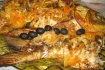 Рецепт. Толстолоб запечённый с морковью и луком
