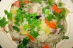 Рецепт. Ризотто с курицей, картофелем и черносливом