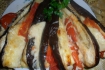 Рецепт. Баклажаны в духовке с брынзой и помидорами