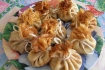 Рецепт. Налистники с мясом курицы и грибами