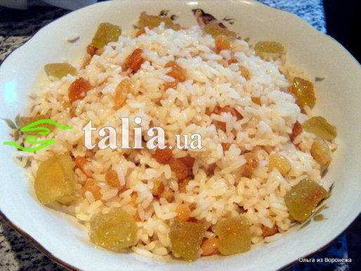 Рецепт. Кутя. Кутья из риса с изюмом и медом