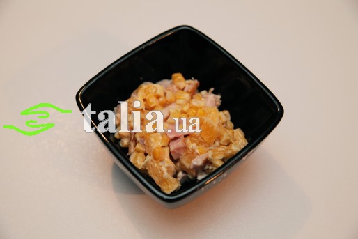 Рецепт. Салат с апельсинами и курицей