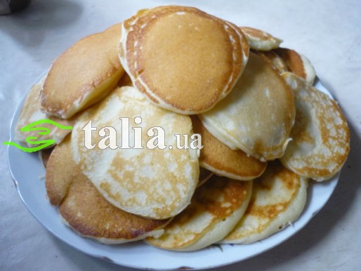 Рецепт. Американские оладьи на кефире