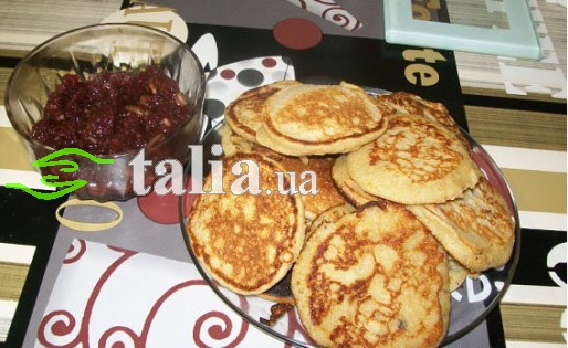 Рецепт. Тесто для оладьев из овсянки и манной крупы