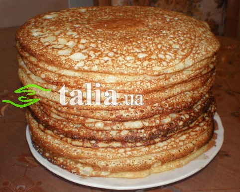 Рецепт. Блинчики на кефире (кислые блины)