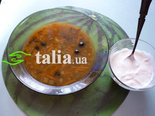 Рецепт. Солянка постная c грибами