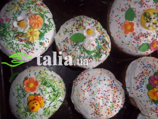 Рецепт. Украшения для пасхи из мастики