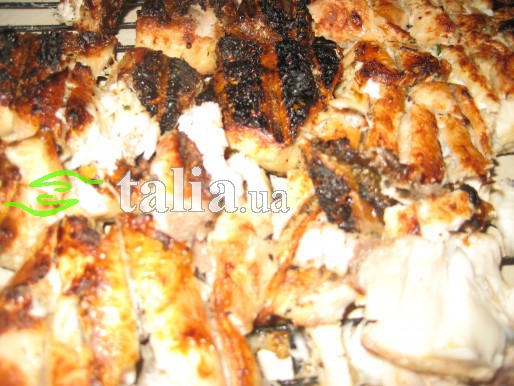 Рецепт. Шашлык из толстолоба на решётке