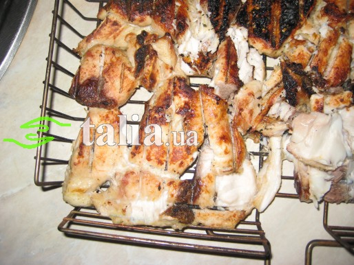 Рецепт. Шашлык из толстолоба на решётке