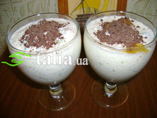 Рецепт. Творожный десерт с шоколадом