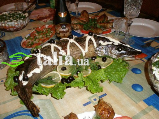 Рецепт. Фаршированная щука