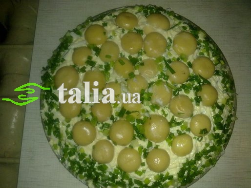 Рецепт. Салат ''Грибная поляна''