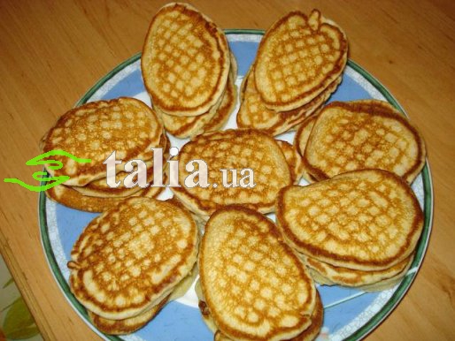 Рецепт. Оладьи на молоке ванильные