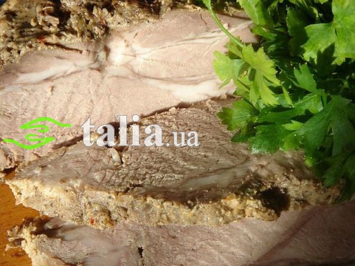 Рецепт. Буженина в рукаве пикантная