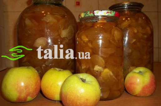 Рецепт. Яблочное варенье дольками. Варенье из яблок