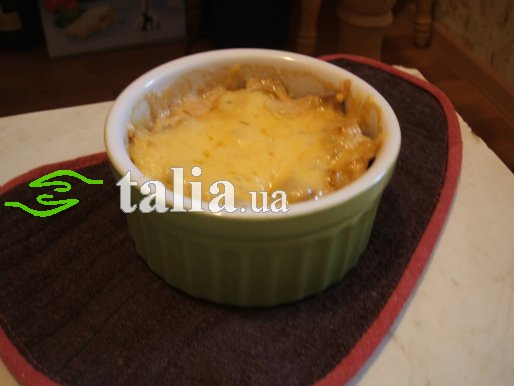Рецепт. Жульен с курицей и грибами (жюльен) Рецепт. Жульен с курицей и грибами (жюльен)
