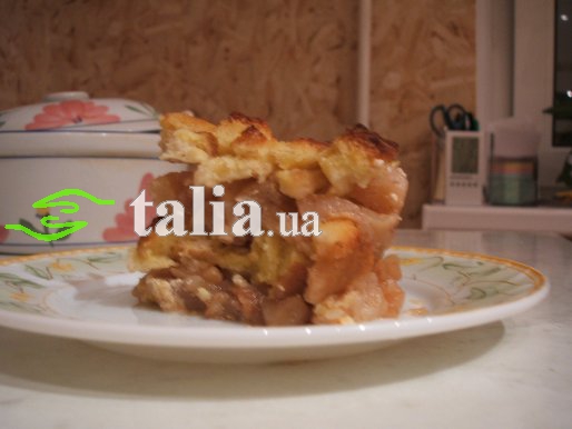 Рецепт. Шарлотка с яблоками