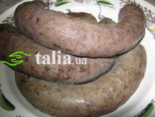 Рецепт. Печеночная колбаса