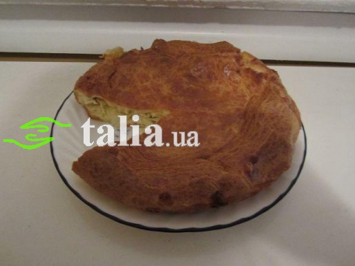 Рецепт. Луковый пирог плавленый сыр