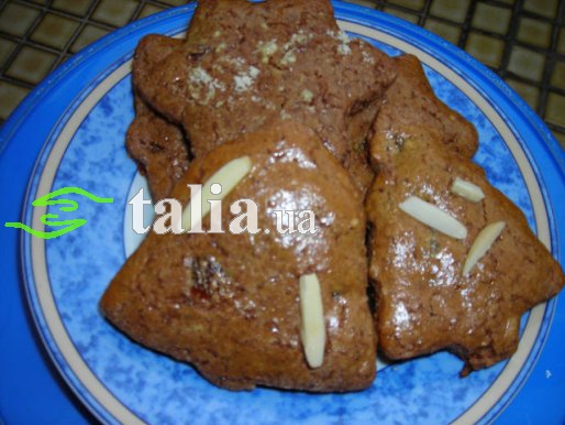 Рецепт. Имбирные пряники с шоколадом