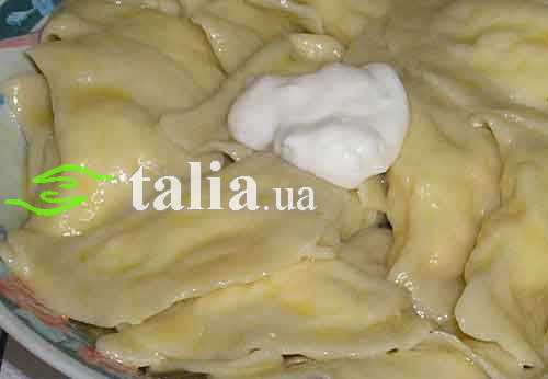 Рецепт. Вареники с творогом