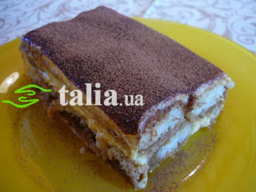 Рецепт. Торт Тирамису