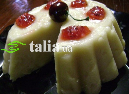 Рецепт. Яблочный мусс с манной крупой