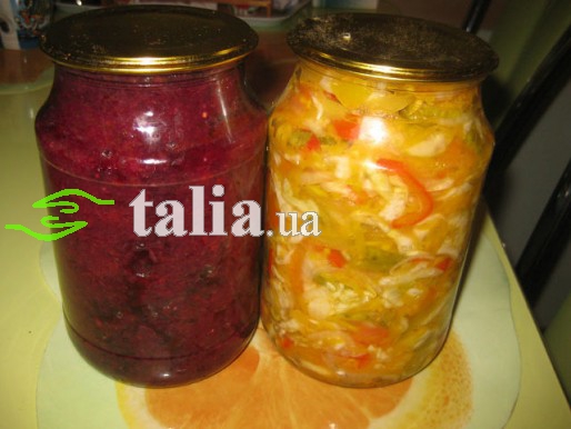 Рецепт. Заправка для борща. Свекольная икра с яблоками