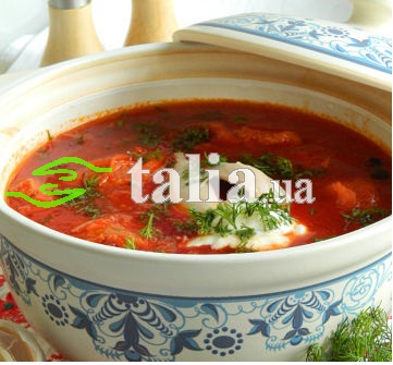 Рецепт. Борщ с галушками