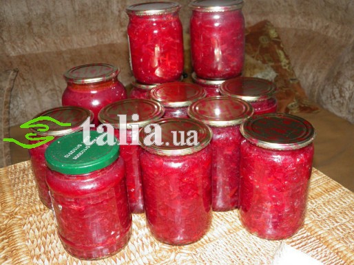 Рецепт. Заправка для борща с варёной свеклой