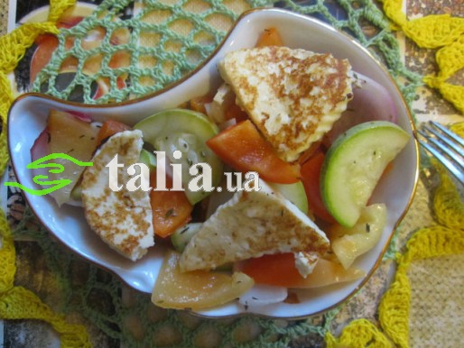 Рецепт. Горячий салат