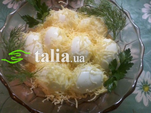 Рецепт. Салат из яиц