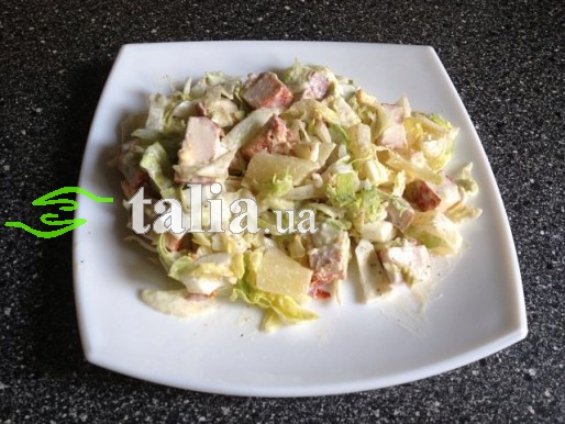 Рецепт. Салат из капусты
