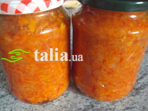 Рецепт. Салат из моркови на зиму