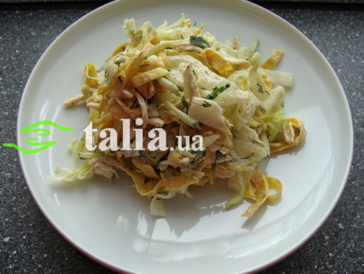 Рецепт. Салат ''Омлет''