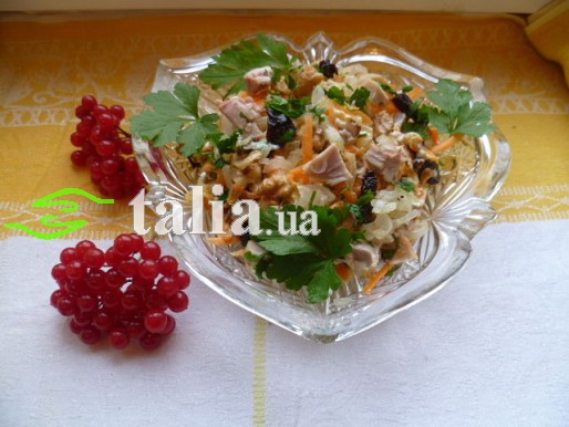 Рецепт. Салат с курицей