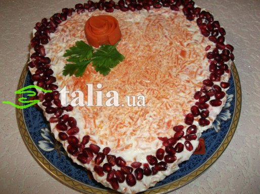 Рецепт. Салат ''Остренький'' с корейской морковкой