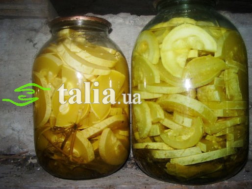 Рецепт. Консервирование кабачков. Кабачки консервированные