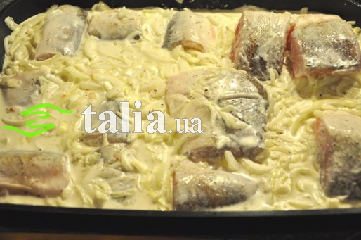 Рецепт. Пеленгас в духовке запеченный