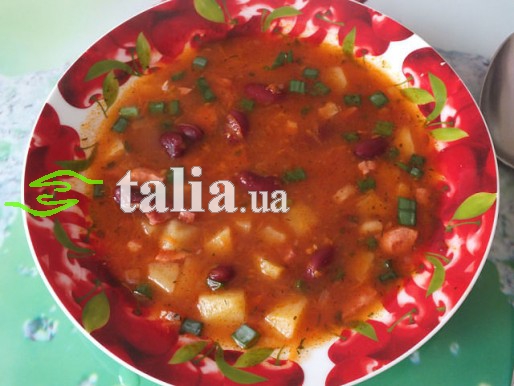 Рецепт. Фасолевый суп