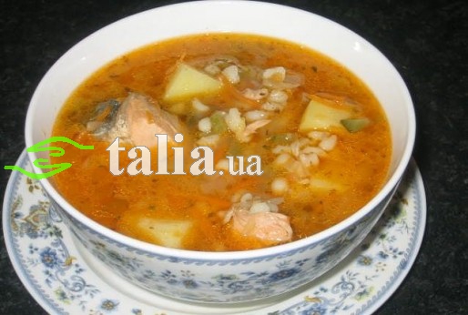 Рецепт. Суп из консервов