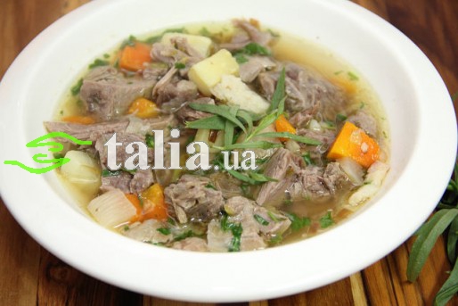 Рецепт. Мясной суп Рецепт. Мясной суп
