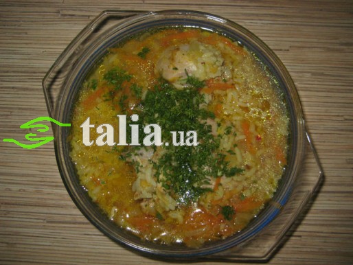 Рецепт. Суп в пароварке с курицей Рецепт. Суп в пароварке с курицей