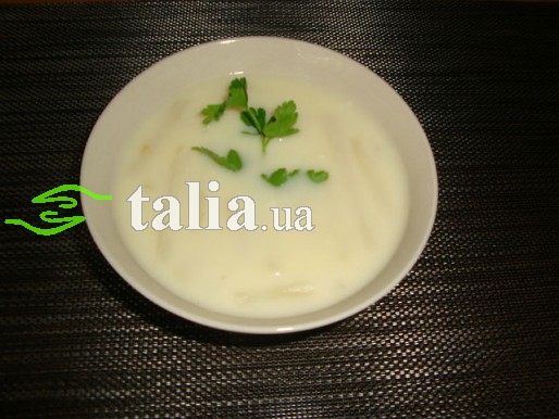 Рецепт. Спаржевый суп