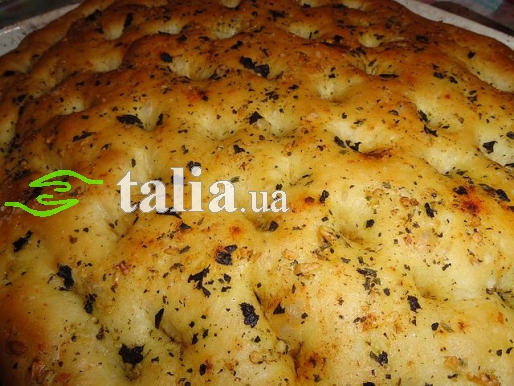 Рецепт. Лепешки итальянские ''Фокачча''