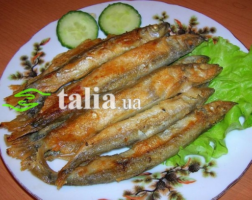 Рецепт. Мойва жареная в панировке