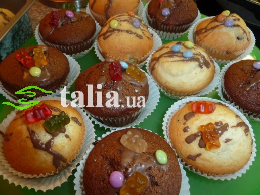 Рецепт. Кексы на сметане для детей