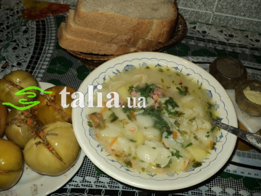 Рецепт. Суп с макаронами и домашней курицей Рецепт. Суп с макаронами и домашней курицей