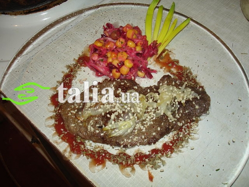 Рецепт. Дичь. Отбивные из оленины