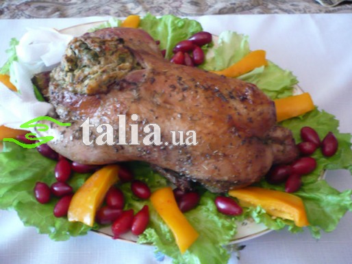 Рецепт. Утка в пиве запечённая в духовке